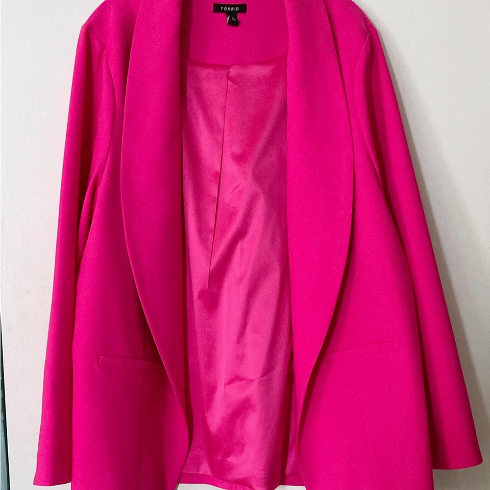 Torrid Hot Pink Blazer Sz 2